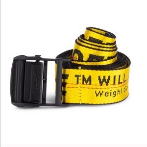 OFF WHITE MINI INDUSTRIAL BELT